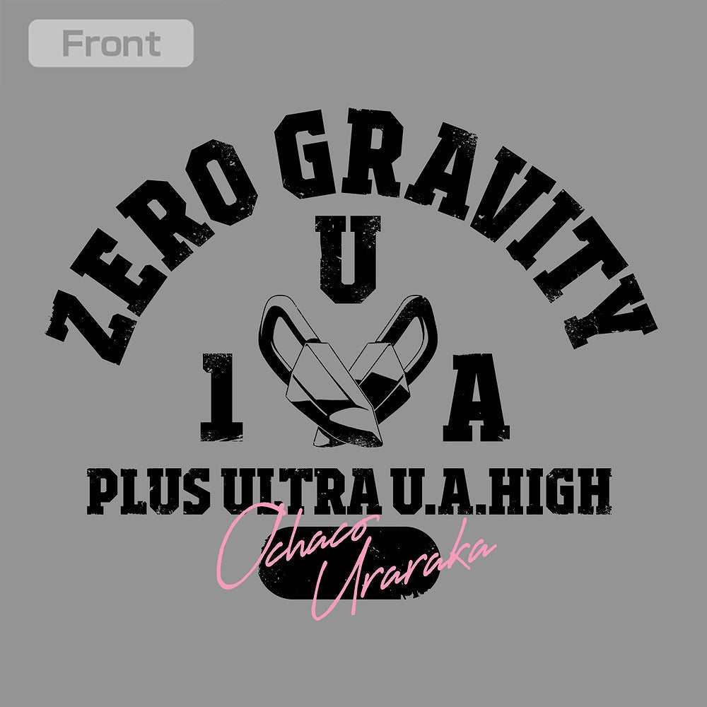 TVアニメ『僕のヒーローアカデミア』 麗日お茶子 カレッジ プルオーバーパーカー BLACK M 【03/04頃入荷】