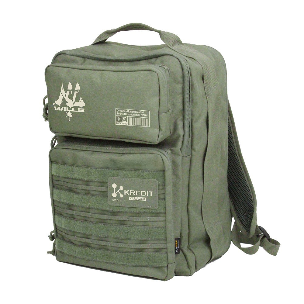 EVANGELION WILLE ファンクショナルバックパック RANGER GREEN 【01/24頃入荷】