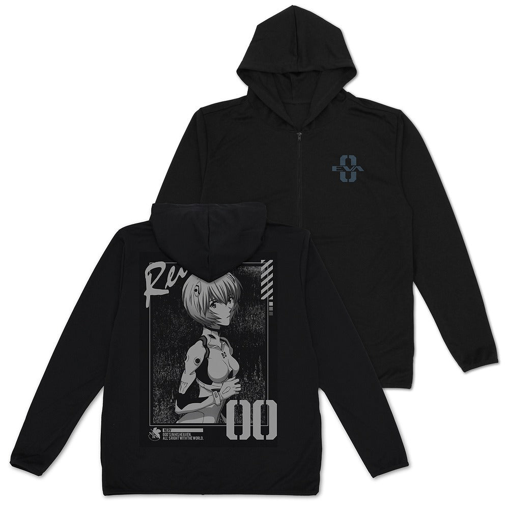 EVANGELION 綾波レイ 薄手ドライパーカー GRAY XXL 【01/24頃入荷】