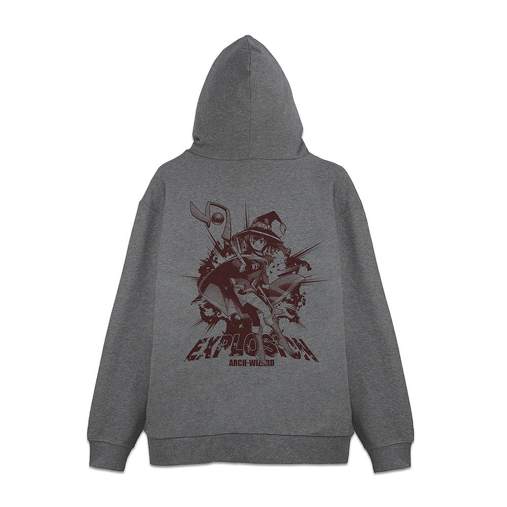 この素晴らしい世界に祝福を! めぐみん EXPLOSION ジップパーカーVer.2.0 BLACK M 【12/24頃入荷】
