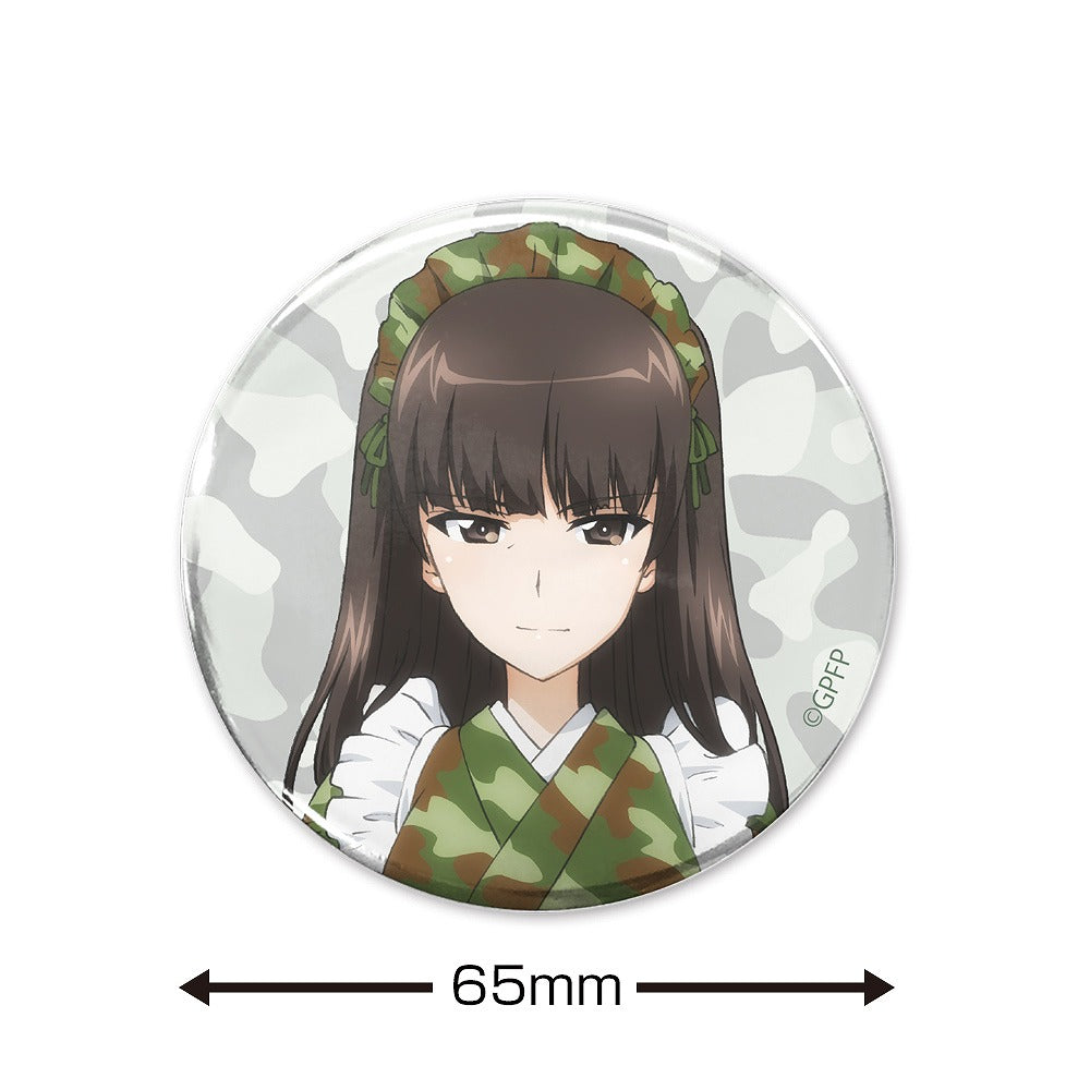 ガールズ&パンツァー 最終章 西住しほ 65mm缶バッジ ミリタリーメイドver. 【02/04頃入荷】