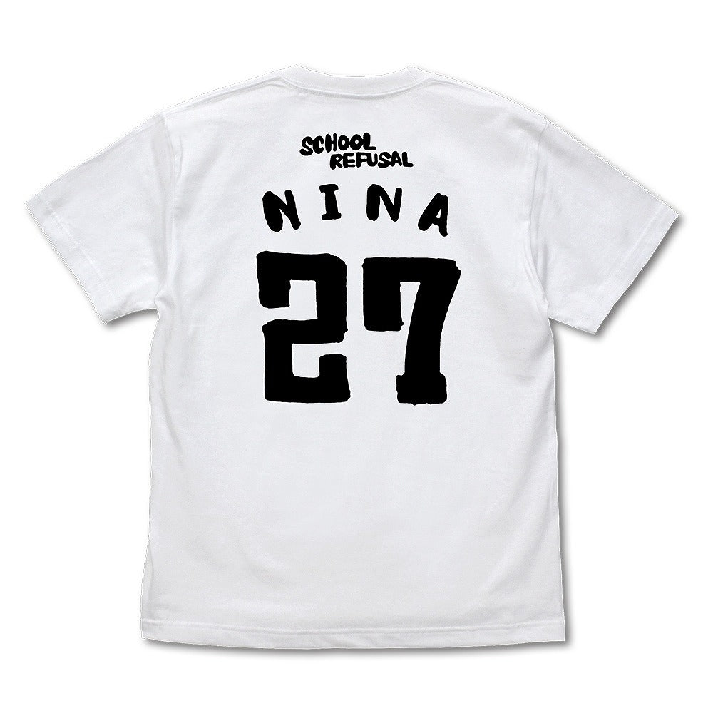 ガールズバンドクライ 井芹仁菜の「不登校」 Tシャツ WHITE XL 【01/24頃入荷】