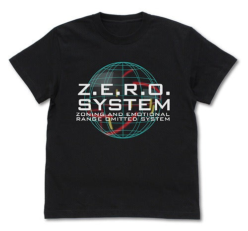 新機動戦記ガンダムW ゼロシステム Tシャツ  BLACK M 【02/04頃入荷】