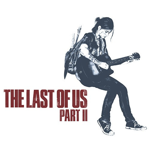 The Last of Us Part II エリーとギター Tシャツ VANILLA WHITE S 【01/07頃入荷】