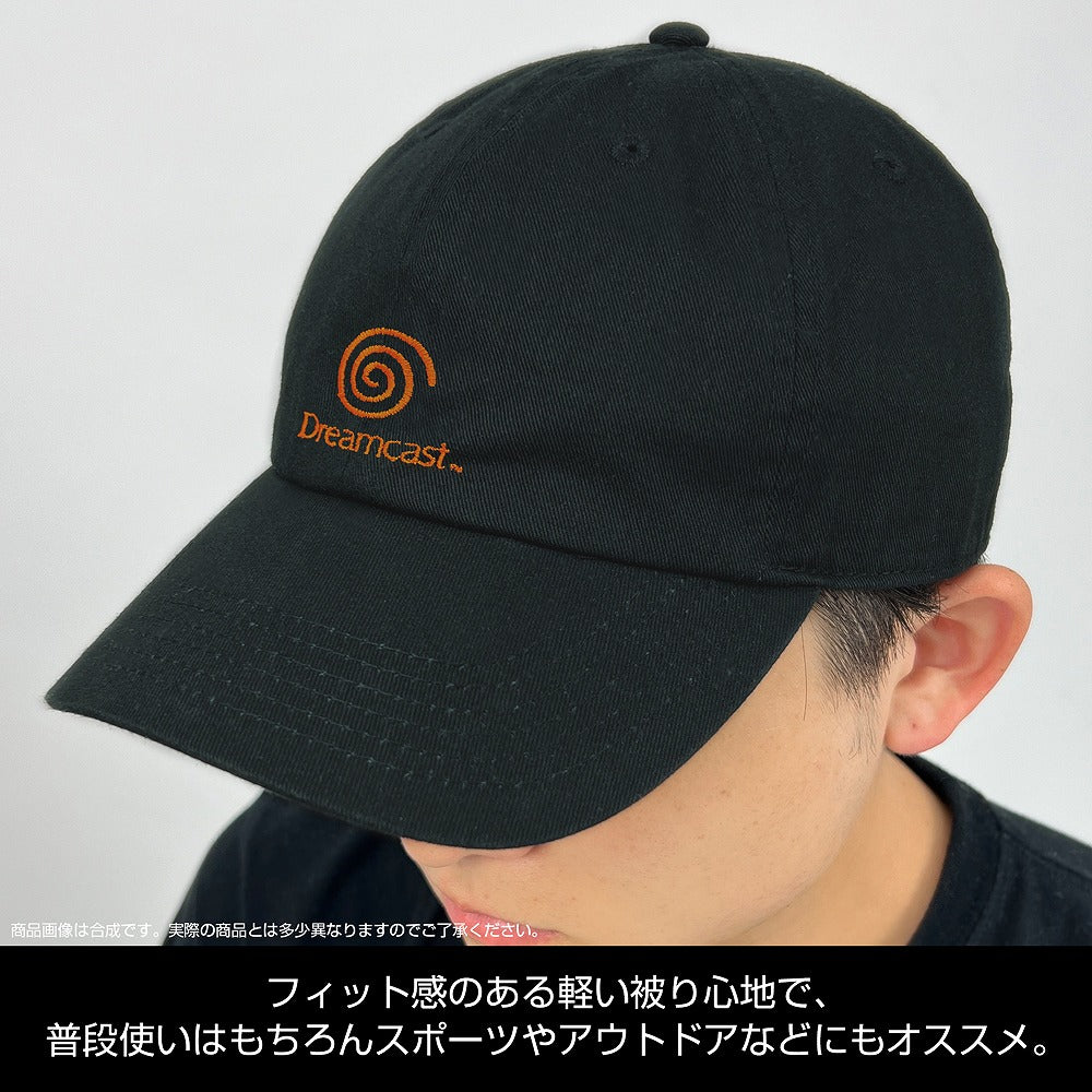 ドリームキャスト ロゴ 刺繍ローキャップ BLACK 【01/24頃入荷】
