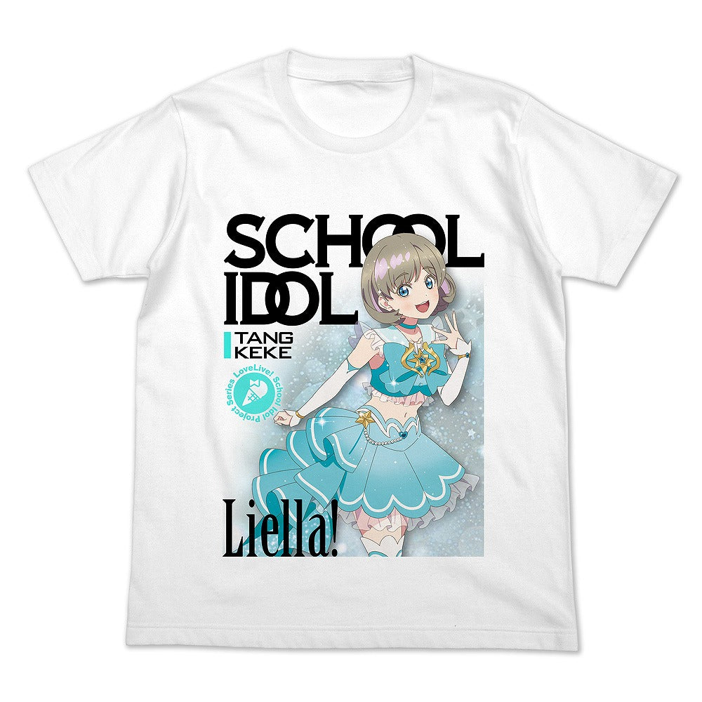 ラブライブ!スーパースター!! 唐 可可 フルカラーTシャツ オフィシャルカードゲームVer.. WHITE M 【02/04頃入荷】