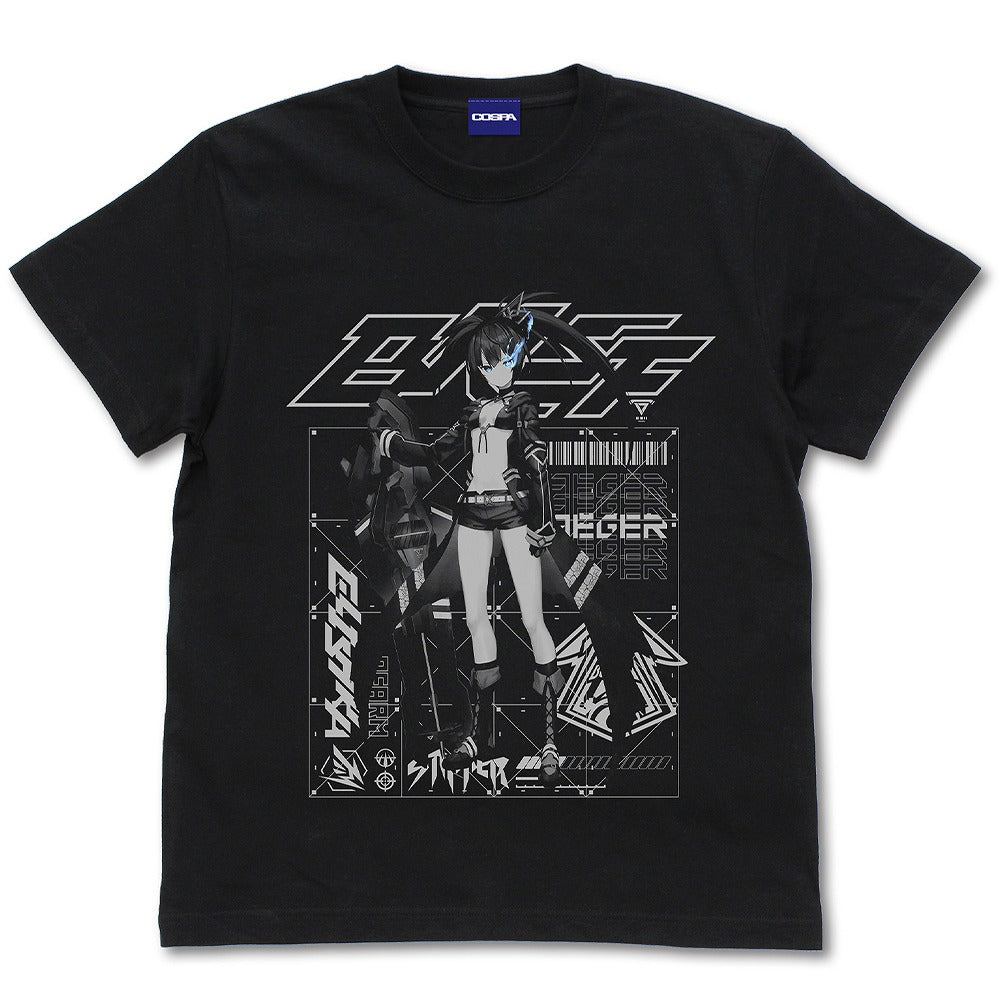ブラック★ロックシューター FRAGMENT エリシュカ Tシャツ BLACK M 【01/24頃入荷】