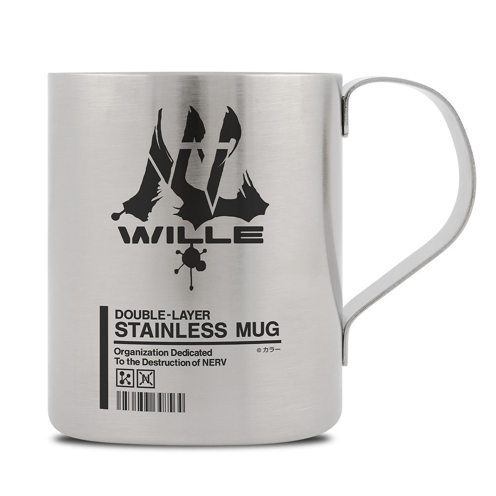 EVANGELION WILLE 二層ステンレスマグカップ 【01/24頃入荷】