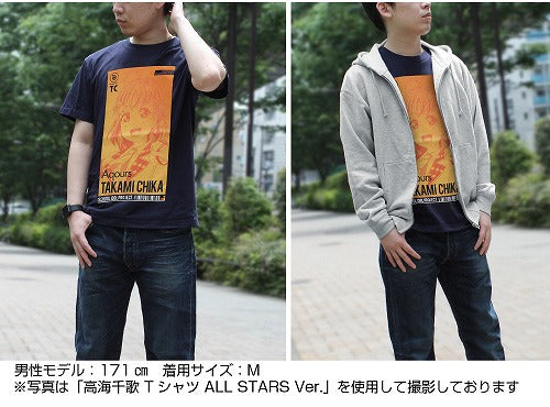 ラブライブ!サンシャイン!! 渡辺 曜 Tシャツ ALL STARS Ver. NAVY S 【02/04頃入荷】