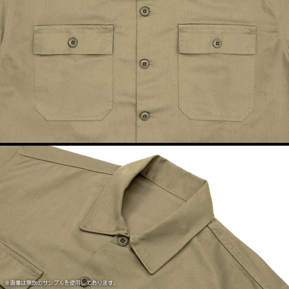 葬送のフリーレン フェルン 刺繍ワークシャツ GRAY XXL 【02/04頃入荷】