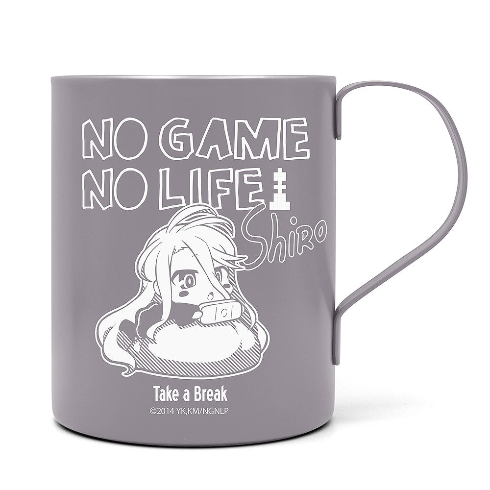 ノーゲーム・ノーライフ 「白」とひと息 二層ステンレスマグカップ(塗装) 【01/24頃入荷】