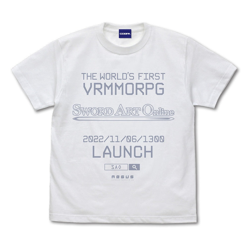 ソードアート・オンライン SAOプロモーションTシャツ WHITE M 【01/24頃入荷】