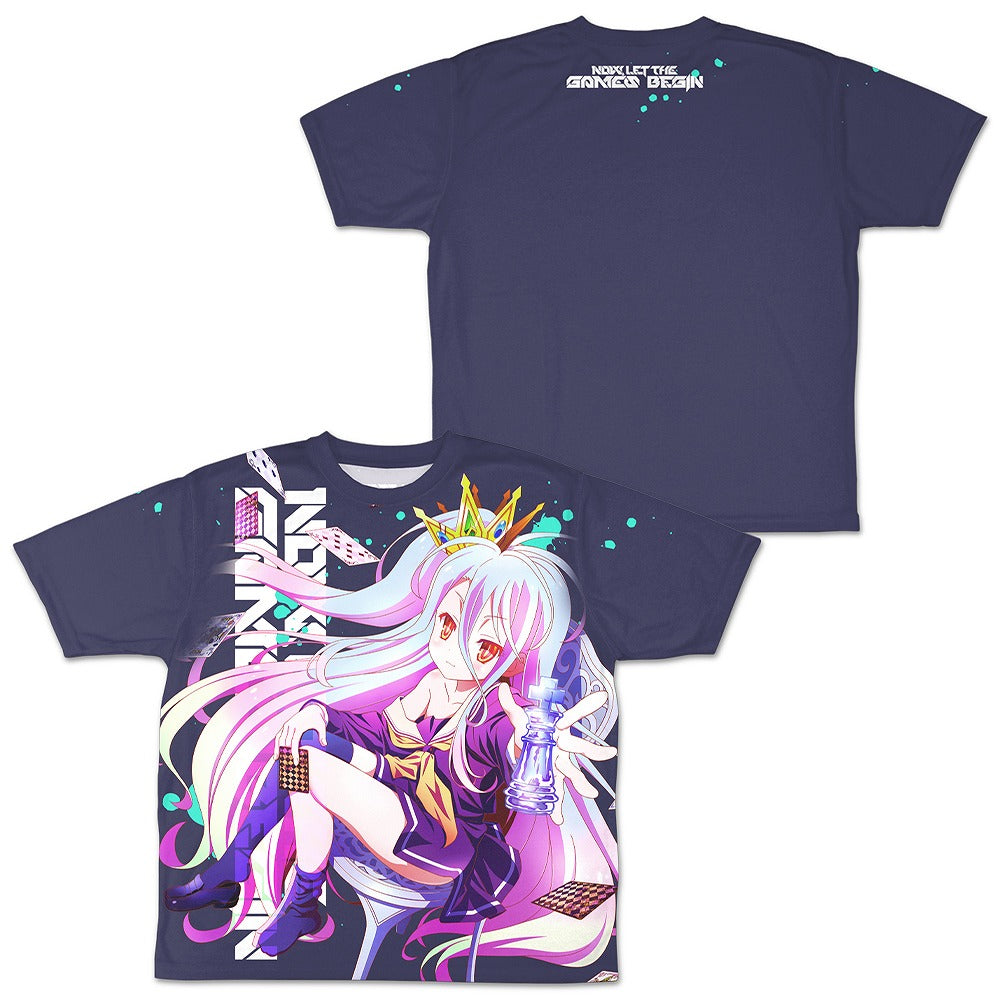 ノーゲーム・ノーライフ 描き下ろし 「白」 両面フルグラフィックTシャツ ASCIE.. M 【01/24頃入荷】
