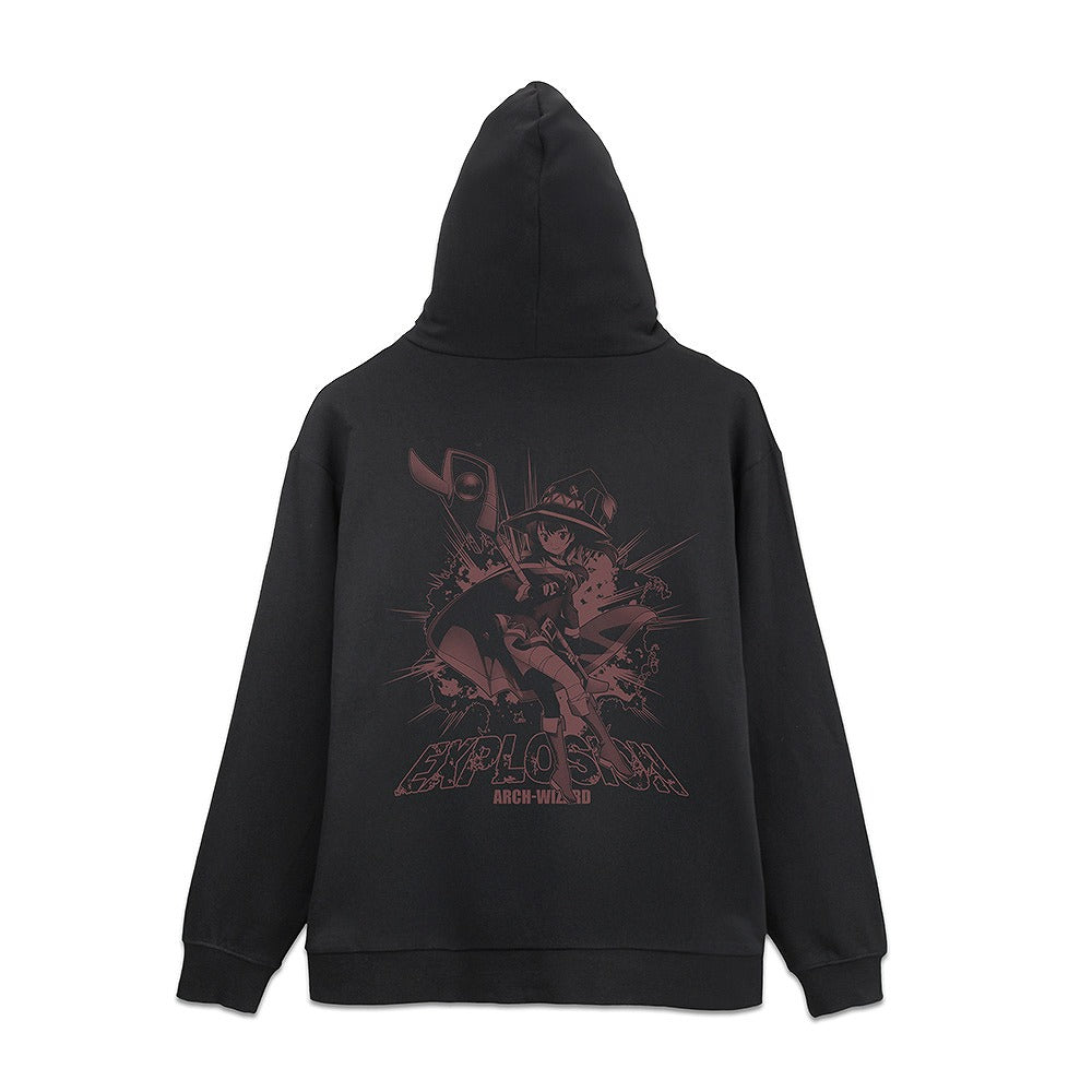 この素晴らしい世界に祝福を! めぐみん EXPLOSION ジップパーカーVer.2.0 MIX GRAY L 【12/24頃入荷】