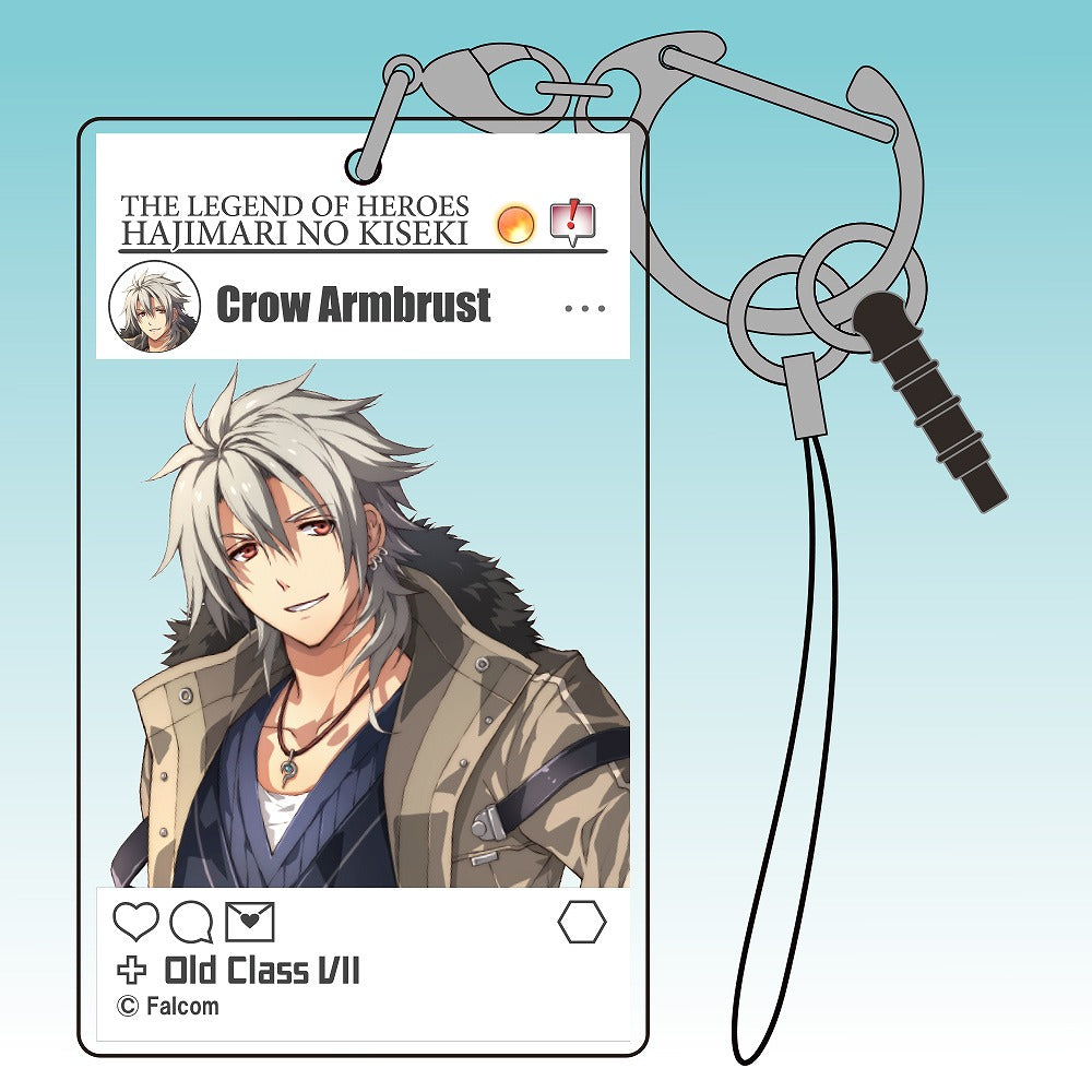 英雄伝説 創の軌跡 クロウ・アームブラスト SNS風アクリルキーホルダー 【02/04頃入荷】