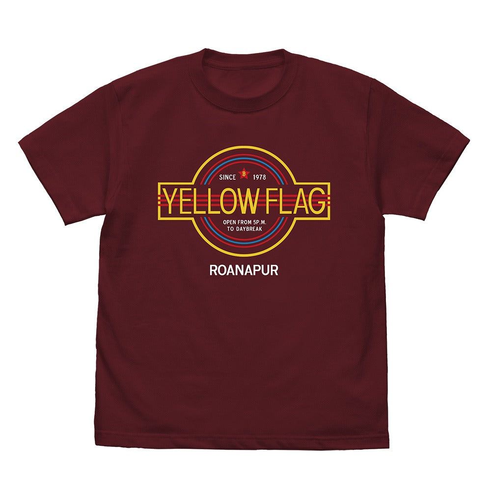 ブラック・ラグーン イエローフラッグ Tシャツ BURGUNDY L 【01/24頃入荷】