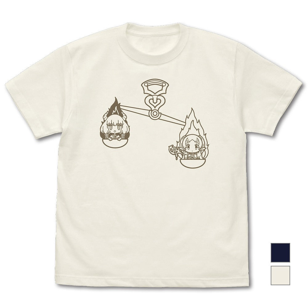 葬送のフリーレン 服従の天秤 Tシャツ VANILLA WHITE L 【02/04頃入荷】