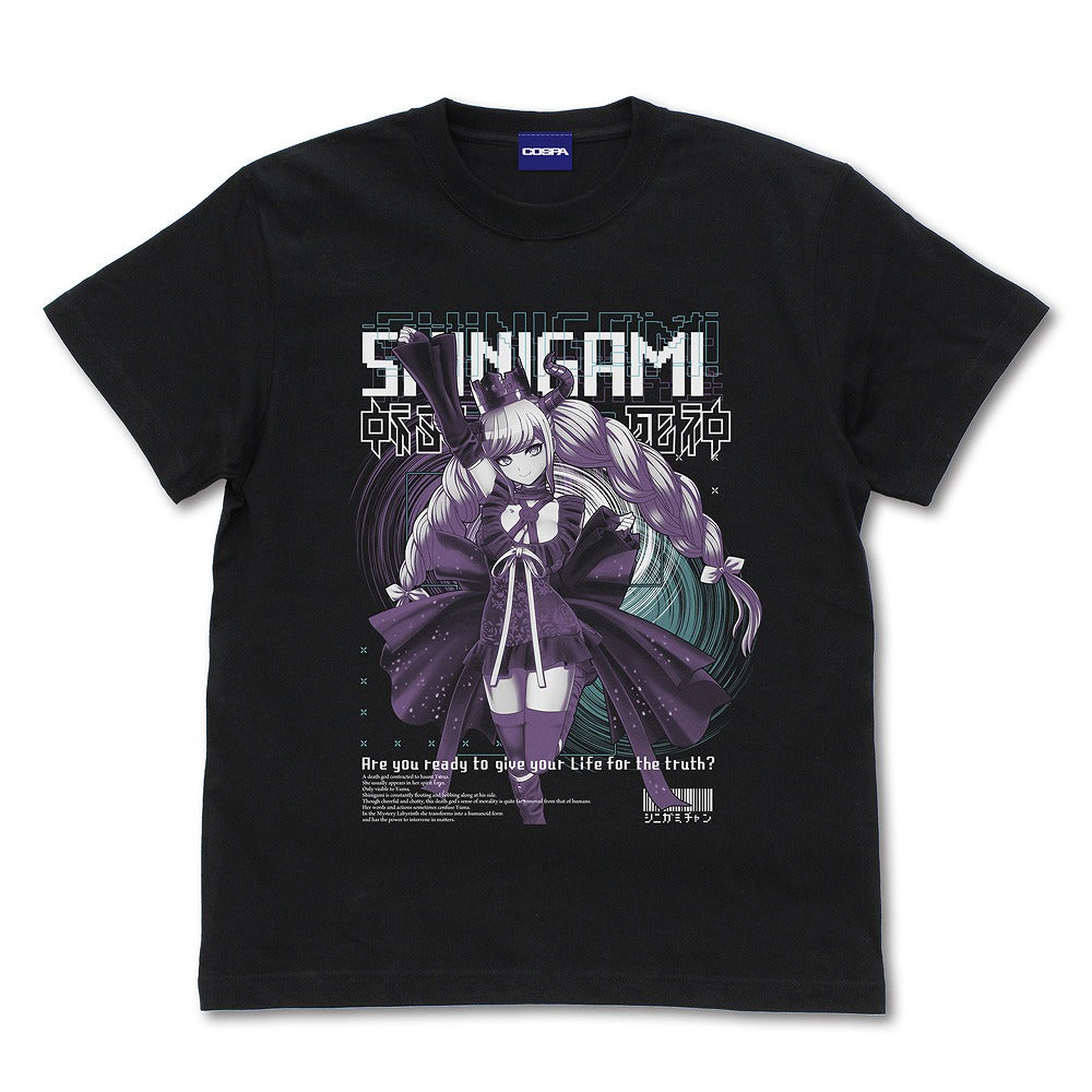 超探偵事件簿 レインコード 死に神ちゃん Tシャツ BLACK XL 【01/24頃入荷】