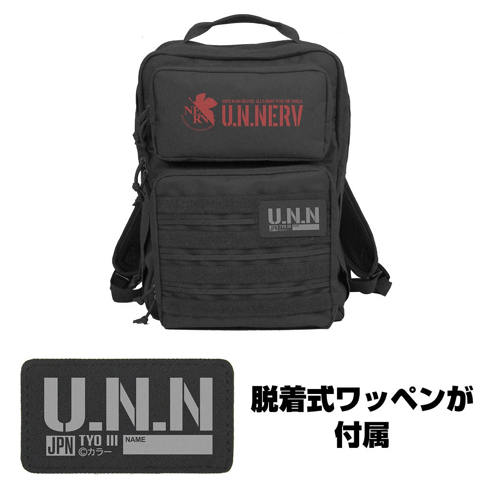 EVANGELION NERV ファンクショナルバックパック BLACK 【01/24頃入荷】