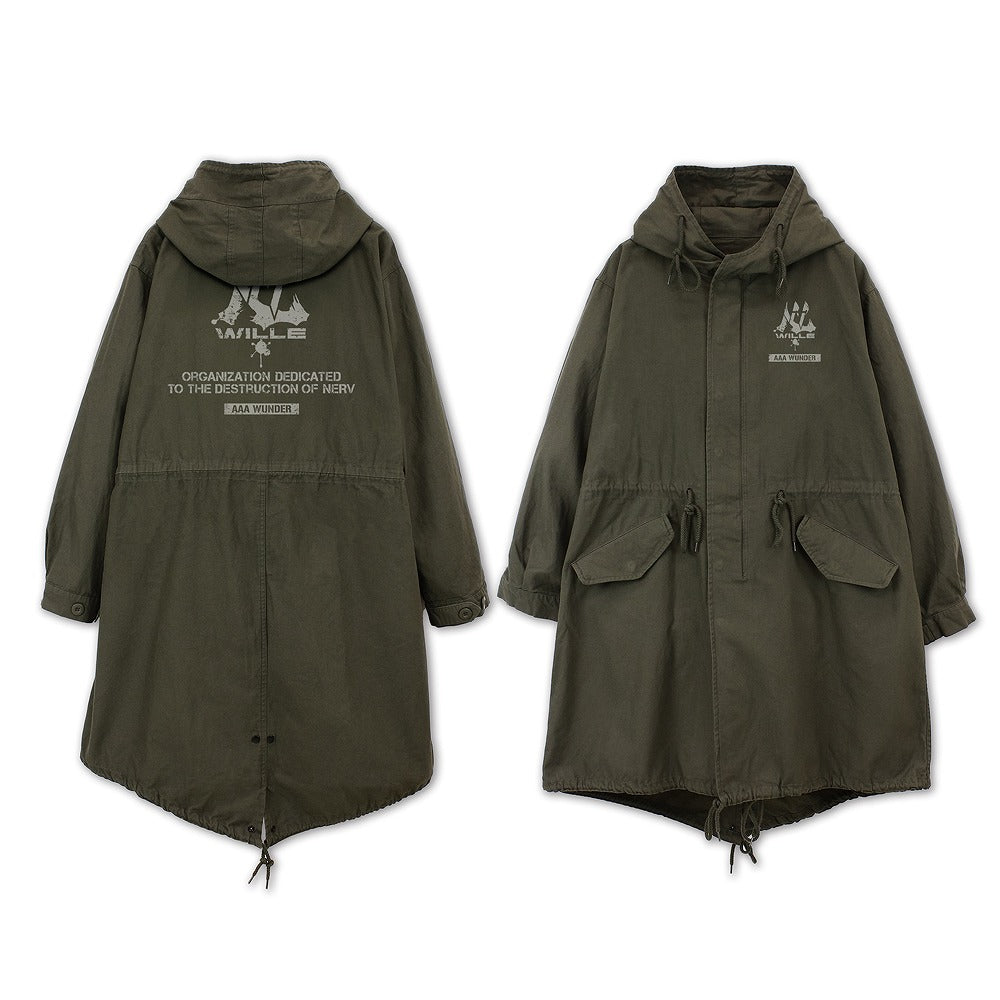 EVANGELION WILLE&AAA Wunder M-51ジャケット MOSS XL 【01/24頃入荷】