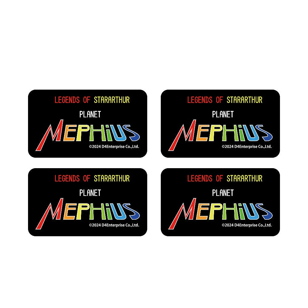 惑星メフィウス ロゴ ミニステッカーセット 【02/04頃入荷】