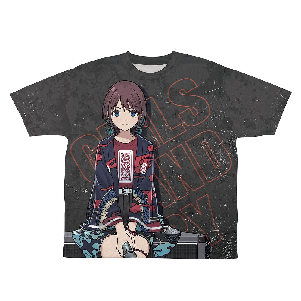 ガールズバンドクライ 描き下ろし 井芹仁菜 両面フルグラフィックTシャツ アー写V.. S 【01/24頃入荷】