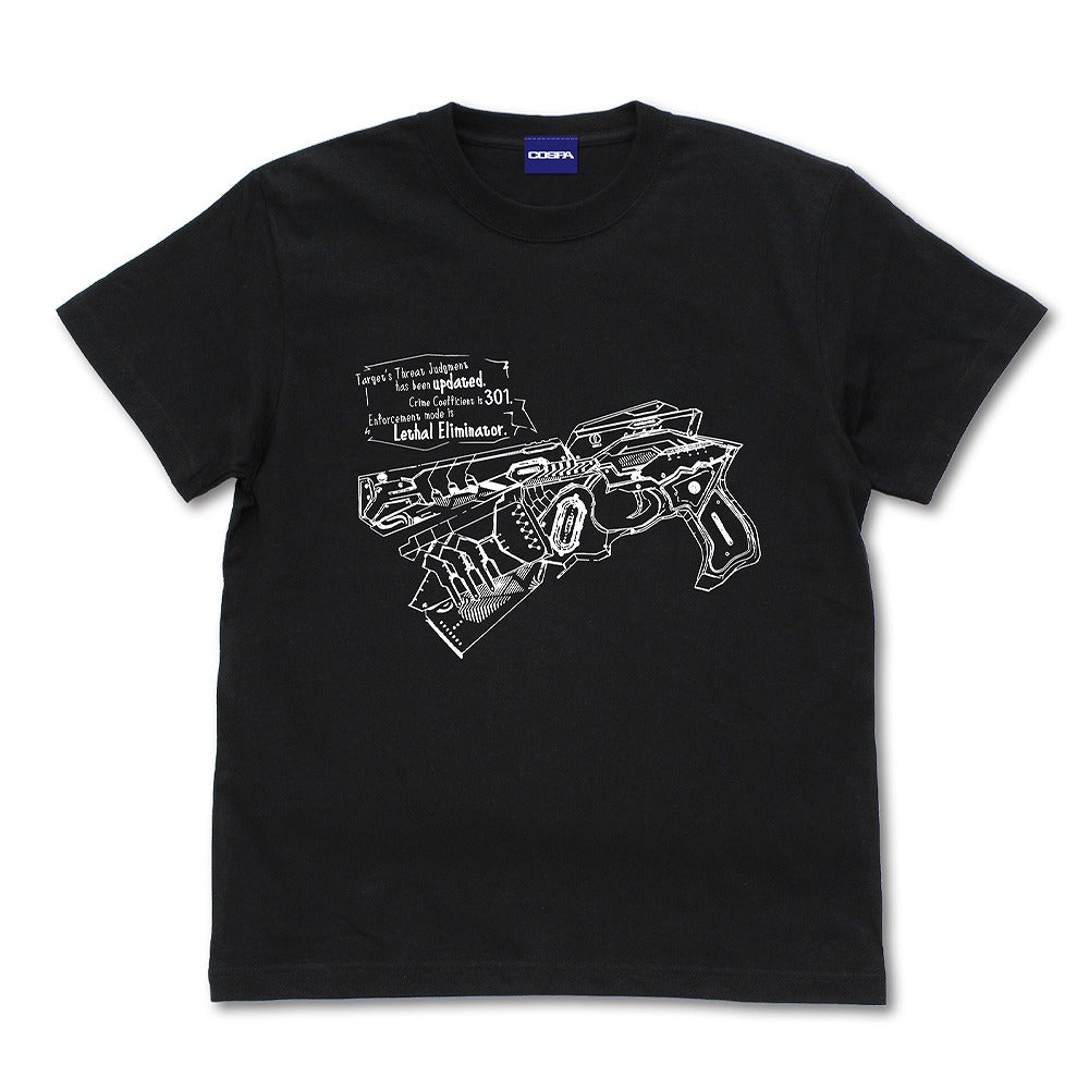『劇場版 PSYCHO-PASS サイコパス PROVIDENCE』 ドミネーター 蓄光Tシャツ BLACK S 【01/24頃入荷】