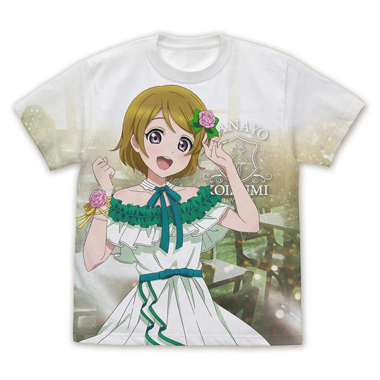 ラブライブ！ 描き下ろし 小泉花陽 フルグラフィックTシャツ パーティード.. WHITE S 【02/04頃入荷】