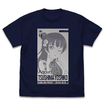 ラブライブ！サンシャイン!! 津島善子 Tシャツ ALL STARS Ver. NAVY M 【02/04頃入荷】