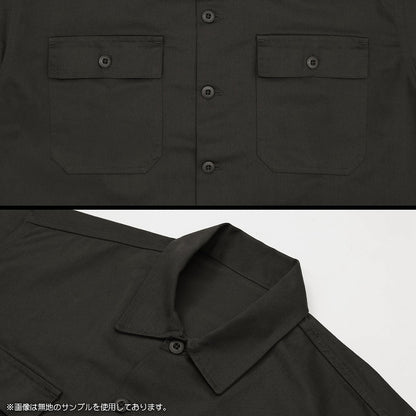 葬送のフリーレン フリーレン 刺繍ワークシャツ GRAY L 【02/04頃入荷】