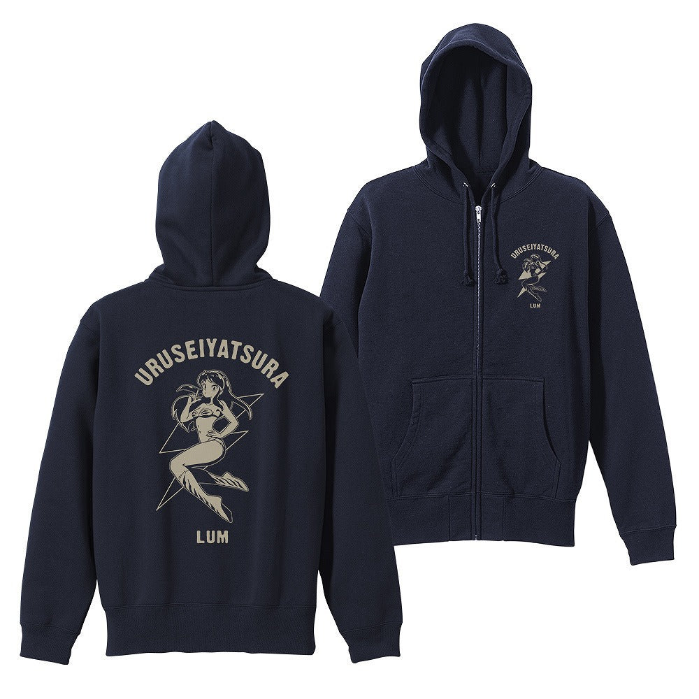 TVアニメ『うる星やつら』 ラムの電撃 ジップパーカー NAVY XXL  【02/16頃入荷】