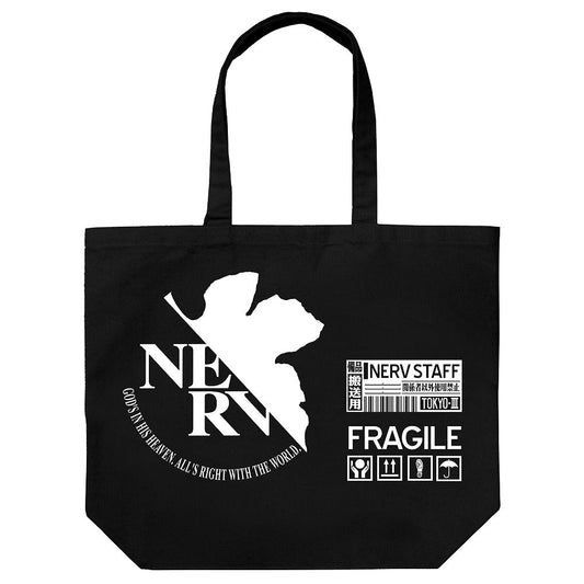EVANGELION ネルフ ラージトート BLACK 【01/24頃入荷】