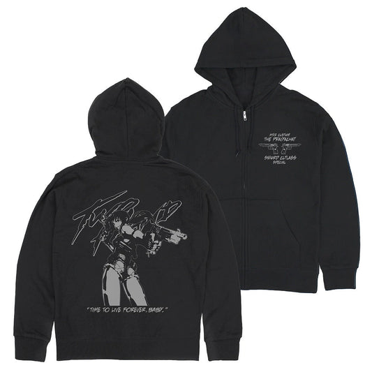 ブラック・ラグーン レヴィ ジップパーカー BLACK XL 【01/24頃入荷】