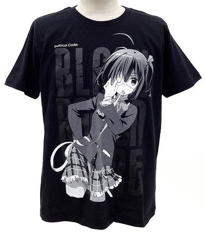 中二病でも恋がしたい！ 小鳥遊六花Tシャツ BLACK M 【01/24頃入荷】