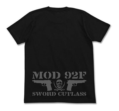 ブラック・ラグーン ソードカトラス スカルTシャツ BLACK XL 【01/24頃入荷】