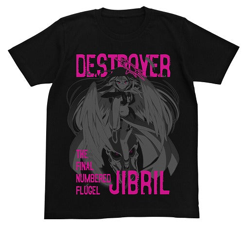 ノーゲーム・ノーライフ 「ジブリール」Tシャツ BLACK M 【01/24頃入荷】