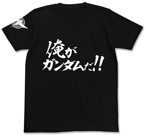 機動戦士ガンダム00 俺がガンダムだ！！Tシャツ BLACK S  【03/16頃入荷】