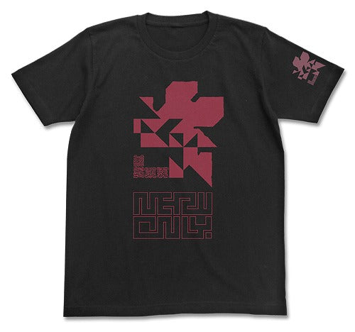 EVANGELION NERV蓄光ロゴTシャツ BLACK L 【01/24頃入荷】
