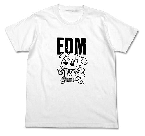 ポプテピピックEDM Tシャツ WHITE L 【02/04頃入荷】