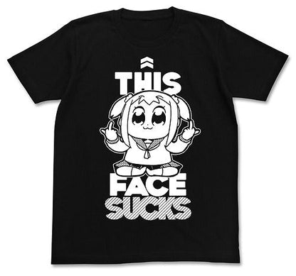 ポプテピピックSUCKS Tシャツ BLACK S 【02/04頃入荷】