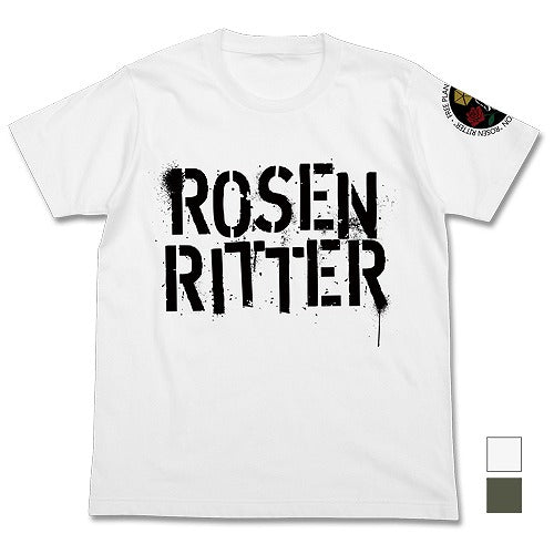 銀河英雄伝説 自由惑星同盟 ローゼンリッターTシャツ WHITE XL  【03/24頃入荷】