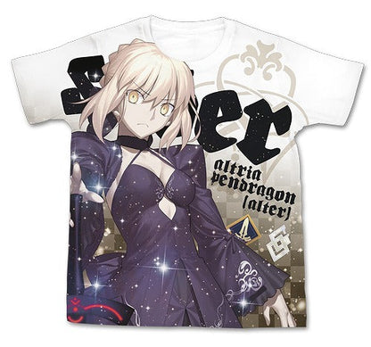 Fate/Grand Order アルトリア・ペンドラゴン［.. Grand Order ｱﾙﾄﾘｱ･ﾍﾟﾝﾄﾞﾗｺﾞﾝ[ｵﾙﾀ] ﾌﾙｸﾞﾗﾌｨｯｸTｼｬﾂ/WHITE L  【03/24頃入荷】