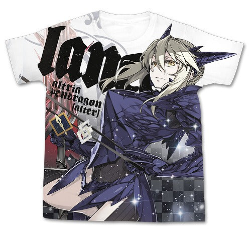 Fate/Grand Order ランサー/アルトリア・ペン.. Grand Order ﾗﾝｻｰ/ｱﾙﾄﾘｱ･ﾍﾟﾝﾄﾞﾗｺﾞﾝ[ｵﾙﾀ]ﾌﾙｸﾞﾗﾌｨｯｸTｼｬﾂ/WHITE L  【03/24頃入荷】