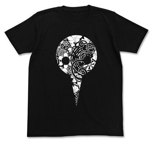 EVANGELION 使徒フラワーパターンTシャツ BLACK S 【01/24頃入荷】