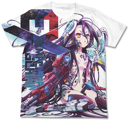 ノーゲーム・ノーライフ ゼロ シュヴィ フルグラフィックTシャツ WHITE S 【01/24頃入荷】