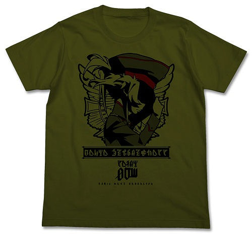 幼女戦記 ターニャ・デグレチャフ ポートレートTシャツ MOSS XL  【02/16頃入荷】