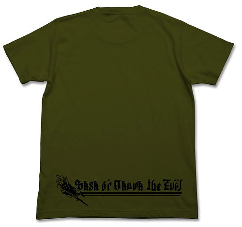 幼女戦記 ターニャ・デグレチャフ ポートレートTシャツ MOSS M  【02/16頃入荷】