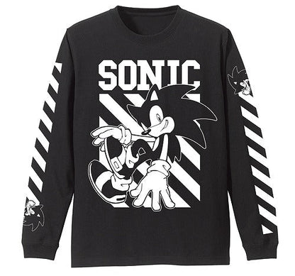 ソニック・ザ・ヘッジホッグ SONIC ロングスリーブTシャツ BLACK XL 【01/24頃入荷】