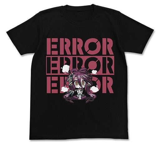ノーゲーム・ノーライフ ゼロ シュヴィ エラーTシャツ BLACK XL 【01/24頃入荷】