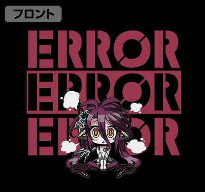 ノーゲーム・ノーライフ ゼロ シュヴィ エラーTシャツ BLACK S 【01/24頃入荷】